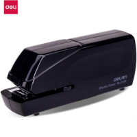 得力 0489电动订书机(黑) 装钉页数20张 适用于24/6(12#)和26/6订书钉 (单位:个)