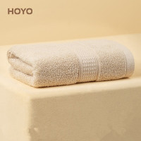 HOYO日本 新疆长绒棉毛巾 国标A类成年男女毛巾 纯棉柔软吸水速干毛巾 1539浅咖