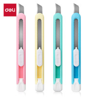 得力 2054美工刀(混) 9mm 小号通用 手动锁定 单位:把