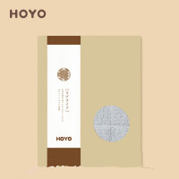 HOYO日本 茜空毛巾礼盒 纯棉洗脸面巾小毛巾 柔软亲肤吸水定制礼品 浅灰色
