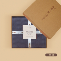 日本HOYO和颜纯棉纱布毯子单人双人盖毯全棉透气儿童毯四季空调毯 2*2.3m-冰墨