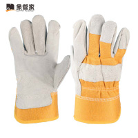 象管家GJC-NPDH903 半皮牛皮电焊手套 单位:双