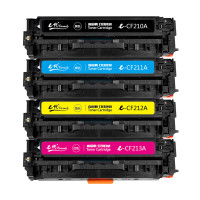 e代经典 CF210A硒鼓 黑蓝黄红四色套装 适用惠普HP 131A pro200 M251n M251nw 单位:套