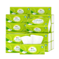 心相印DT18100(箱装)云感100抽24包三层立体压花塑装纸面巾
