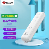 公牛(BULL) 插座新国标/插排/无线/自行接线/无插头无电源线 GN-406D 大功率3位总控无线 单位:个