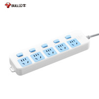 公牛(BULL)新国标插座/插线板/插排/接线板/拖线板 5位分控全长3米 GN-316