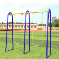 必动(BESSGYM)室外健身器材小区公园社区广场老年人儿童体育用品运动健身路径 双人秋千 NW-024