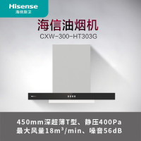 海信(Hisense)抽油烟机 18立方大吸力 挥手智控净旋洗家用侧吸式油烟机 CXW-300-HT303G 单位:台