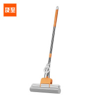 及至 WYL-44 加厚加宽 胶棉拖把 44cm拖把头 双滚轮排水 橙色 单位:把