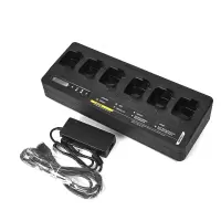 摩托罗拉(Motorola)对讲机六联充电器 PMPN4296 黑色 个