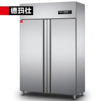 德玛仕 RTD980PD-1 热风循环高温消毒柜 立式商用 餐厅酒店厨房用 大容量 不锈钢双门餐具消毒