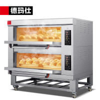 德玛仕 EB-J4D-Q 大型烘焙烤箱商用披萨面包蛋糕月饼烘炉商用烤炉电烤箱两层四盘