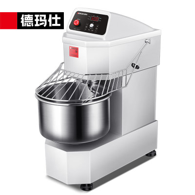 德玛仕(DEMASHI) SHB-SSD20D 白色 和面机 商用双动双速变频全自动面粉搅拌机多功能活面搅面打面条机食堂
