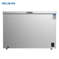 美菱(MELNG) BCD-221DTCS典雅灰 卧式冷柜 221L 双温冷柜 冷藏冷冻双箱小冰柜家商两用节能低噪