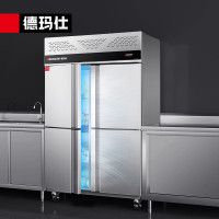 德玛仕/DEMASHI GK1.0L4F 四门 801-900L 无级 电子控温 银色 风冷 电冰箱
