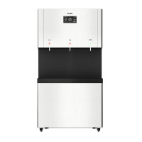 希力 XL-T90 净水器 4500W立式直饮机不锈钢开水器一键排空紫外线杀菌 2开1直饮