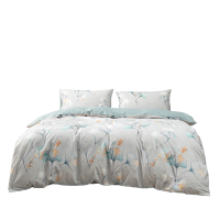 罗莱家纺全棉四件套晨间晓杏