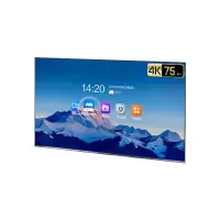 会议平板电视一体机3+32GB无线投屏会议室显示屏4K办公教学培训75XP3E