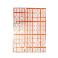 ZEBRA 沧州口取纸(小) 22*28mm 60张/包 红色