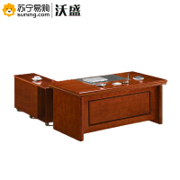 沃盛 实木油漆班台 H37161 1600W*800D*760H(L)