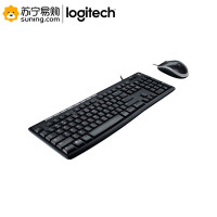 罗技(Logitech) 媒体键鼠套装 MK200 多媒体按键