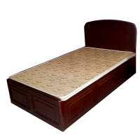 奇冠(QIGUAN) 定制实木油漆单人床 1000*2000*400 不含床垫