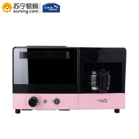 乐扣乐扣(LOCK&LOCK)早餐机烤箱6L+600mL咖啡壶EJB317PIK 38.3*21.5*23.5cm 粉色