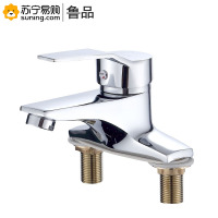 鲁品黄铜单把龙头 冷热水款