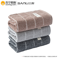三利 纯棉横断AB纱面巾/毛巾 9681 34*74cm 105g 单条装