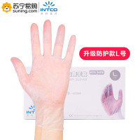 英科医疗(INTCO) 一次性医用PVC检查手套 自然色轻柔型 L码 100只/盒