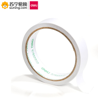 得力(deli) 棉纸双面胶带 30415 36mm*10y(≈9.144m)*80um 8卷/筒 单筒装