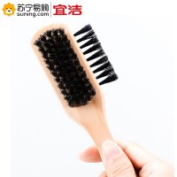 宜洁 三面鬃毛刷(鞋油刷)Y-9347 18*5.2*4.5cm 黑色