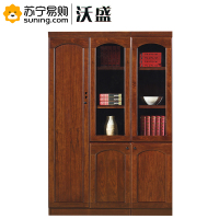 沃盛 实木油漆文件柜(左)HM1603 1350W*400D*2000H