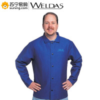 威特仕火狐狸蓝色上身焊服 33-6830 M码 单件装