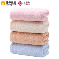 洁丽雅(grace)毛巾纯棉6713 74*33cm一条装 颜色随机