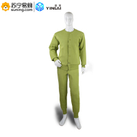 银莱 纯棉保暖防缩水绒衣裤 2128 一套