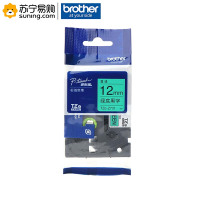 兄弟(brother)标签色带 TZE-Z731 12mm 绿底黑字