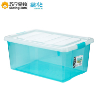 茶花(CHAHUA)精致收纳箱L 2891 51cm*34cm*23.5cm 颜色随机 单个装