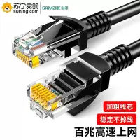 山泽(SAMZHE) 超五类网线 SH-1030 CAT5e类高速百兆 线3米 黑色