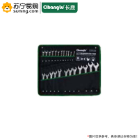长鹿(Changlu) Cr-V镜面高档两用扳手组套 401324 6-32mm 24PCS