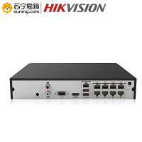 海康威视(HIKVISION) 硬盘录像机 DS-7808N-K1/8P(D)(标配)8路单盘位POE供电无硬盘