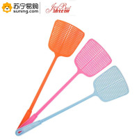 洁比世(JustBest) 网面方形苍蝇拍12.5*46cm 颜色随机 3个装/包