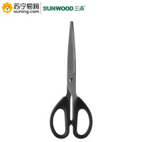 三木(SUNWOOD) 办公剪刀 P71 178mm 黑色 单把装