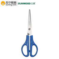 三木(SUNWOOD) 办公剪刀 P74 168mm 蓝色 单把装