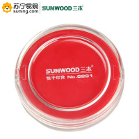 三木(SUNWOOD) 圆形快干印台 6281 Φ65*18mm 红色 单个装