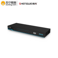胜为(shengwei) KVM自动切换器 KS-1081UA 8口配线机架型带音频 八进一出VGA多电脑切换共享器