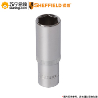钢盾(SHEFFIELD) 12.5mm系列公制6角加长套筒 S011715 15mm