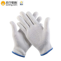 星宇(XING YU) 棉线手套 Y908 M码(均码)白色 12副/包 一包装
