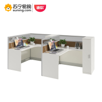 迪欧 屏风工位(办公桌)衣柜款F字型双人位 MVY30 1440*1440*1150mm/位