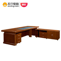迪欧 实木油漆班台(办公桌) S101D22H 2200*1100*760(mm)